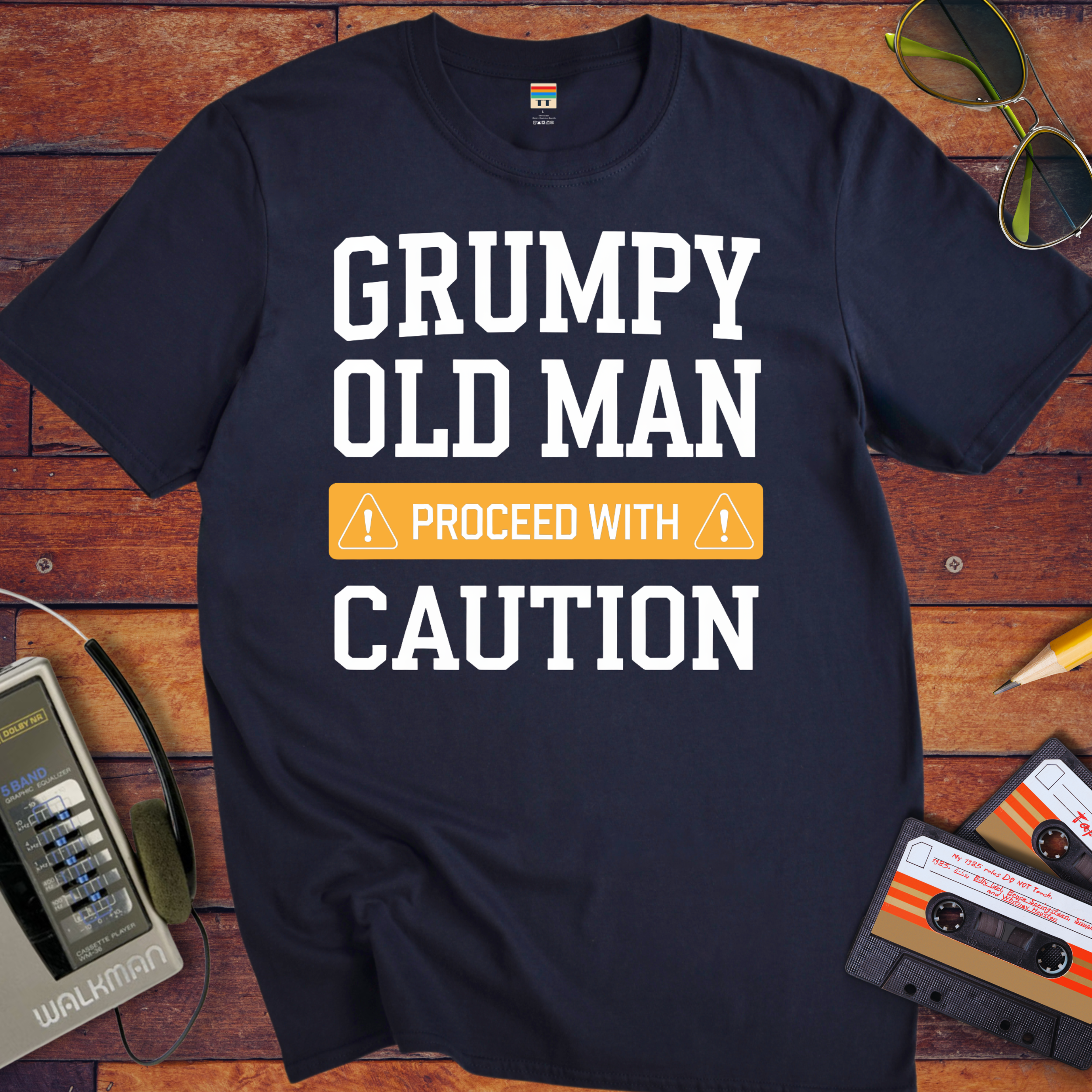 'Grumpy old Man Caution' T-Shirt