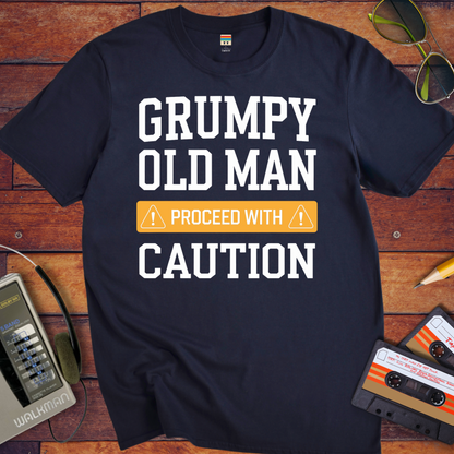 'Grumpy old Man Caution' T-Shirt