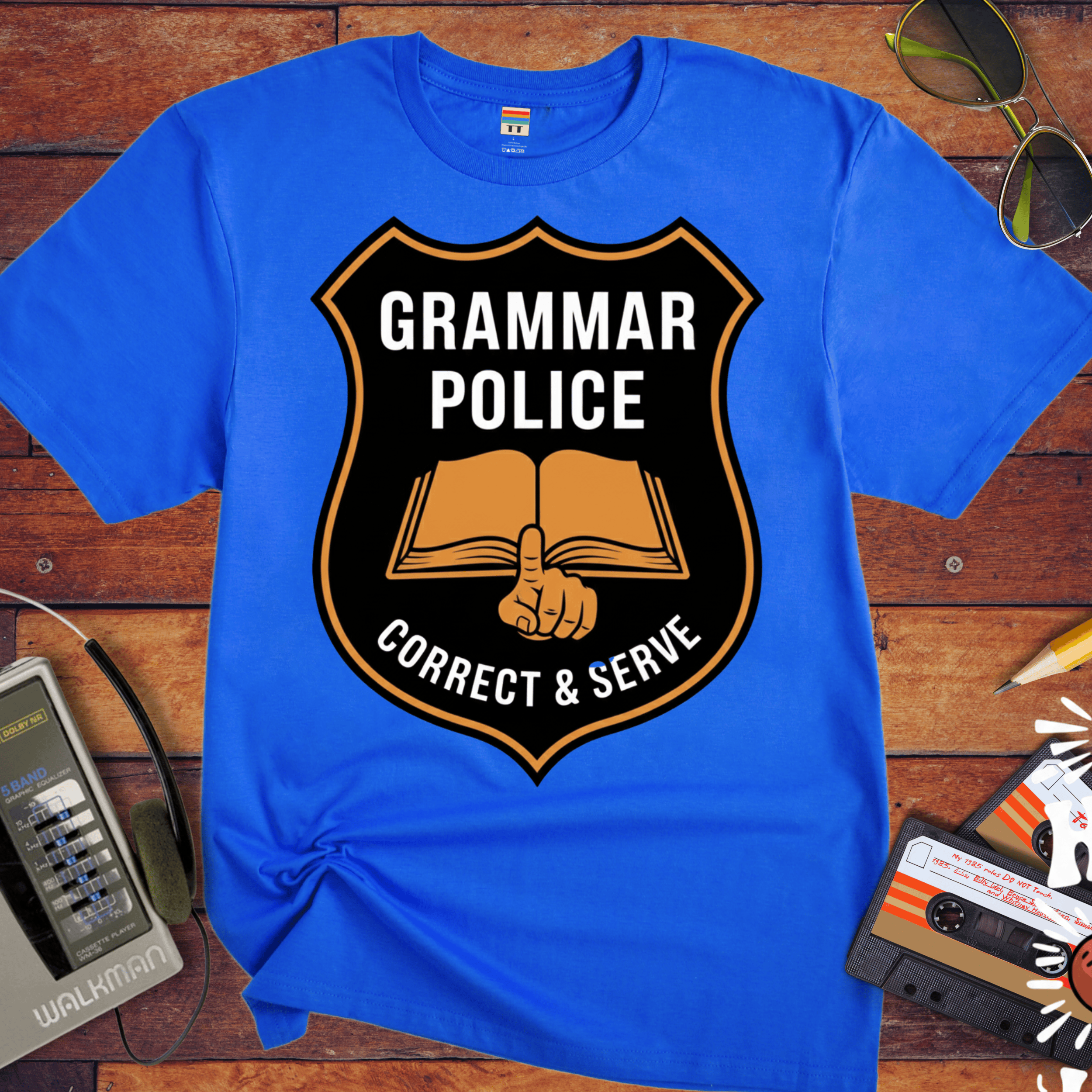 'GRAMMAR POLICE' Funny T-Shirt