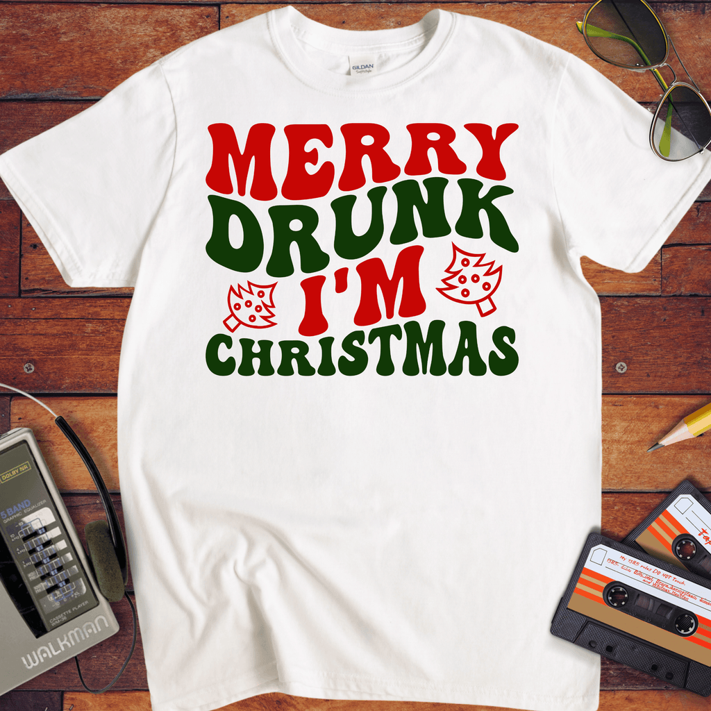 'Merry Drunk Christmas' Funny T-Shirt