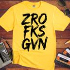 'ZRO FKS GVN' T-Shirt