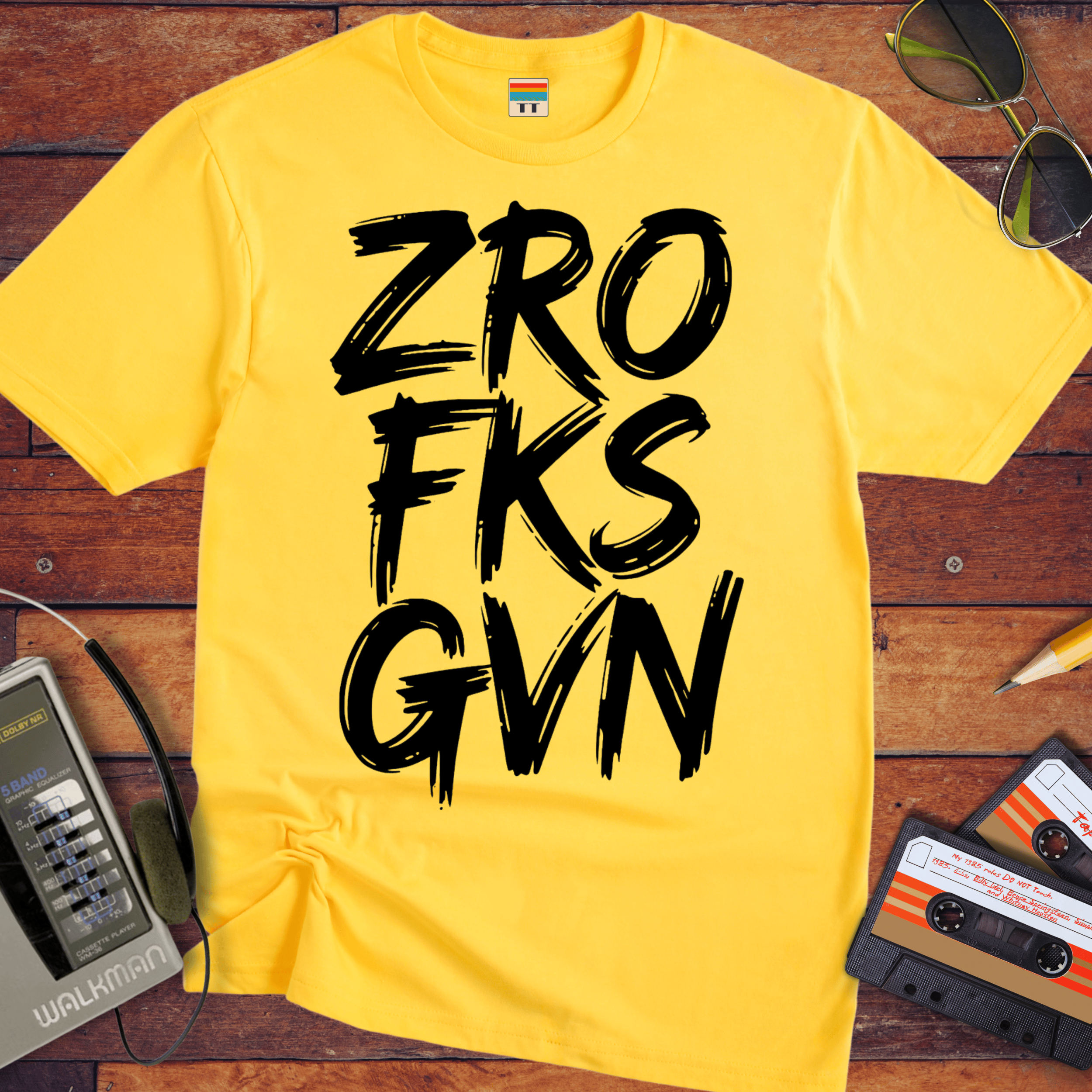 'ZRO FKS GVN' T-Shirt