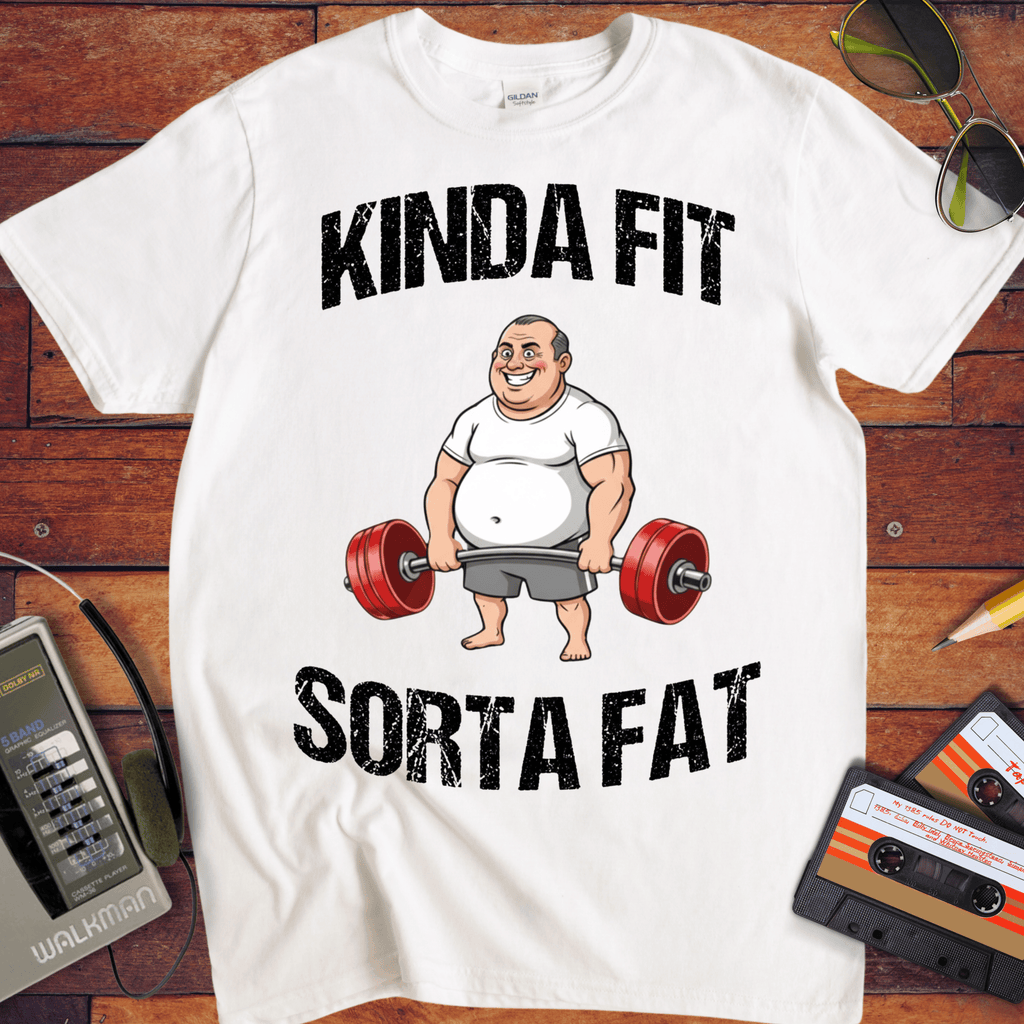 'KINDA FIT SORTA FAT'  Funny T-Shirt