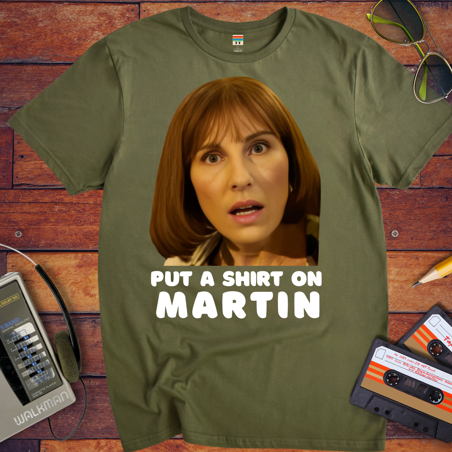 'Put A shirt on Martin' T-Shirt