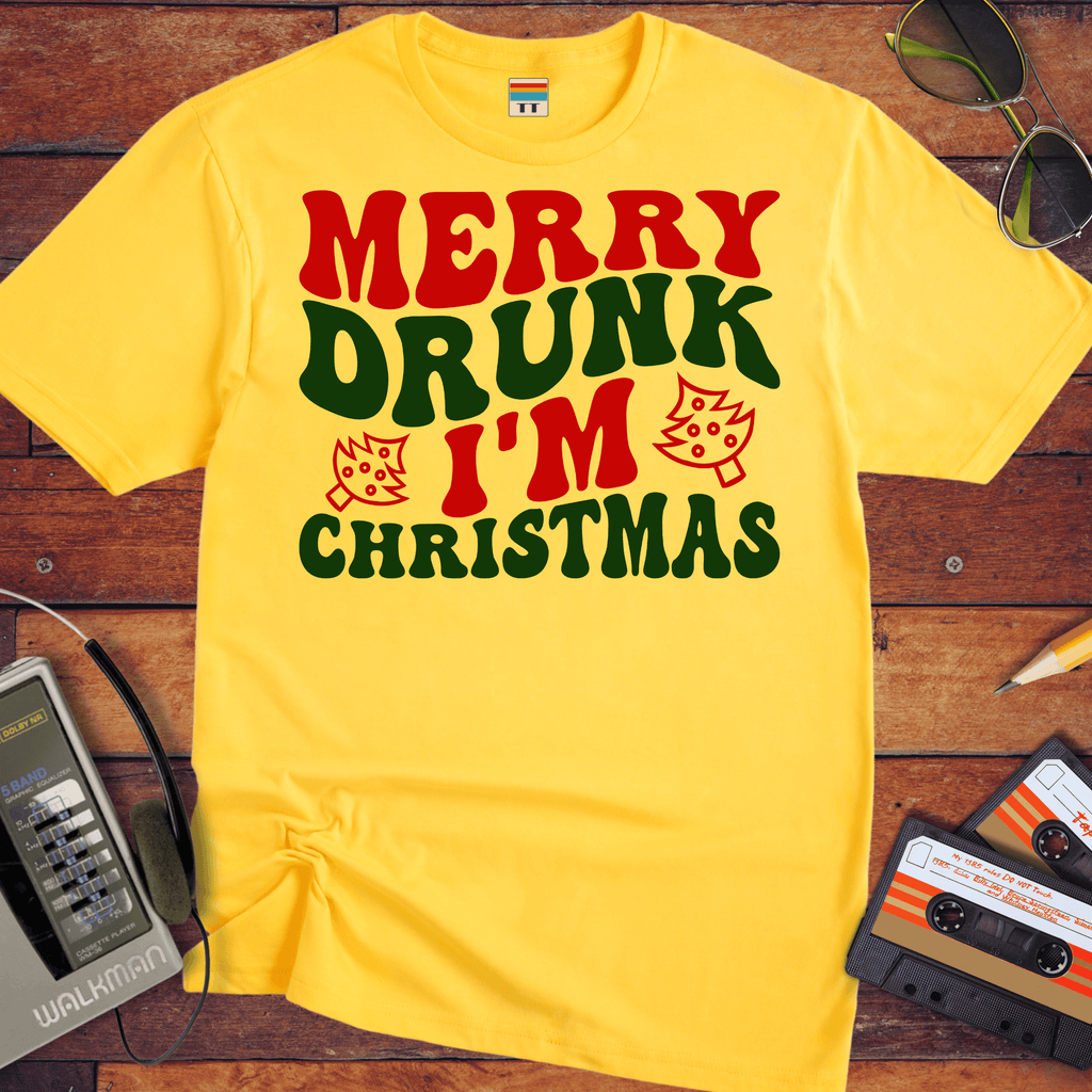 'Merry Drunk Christmas' Funny T-Shirt