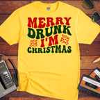 'Merry Drunk Christmas' Funny T-Shirt