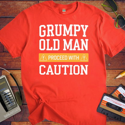 'Grumpy old Man Caution' T-Shirt