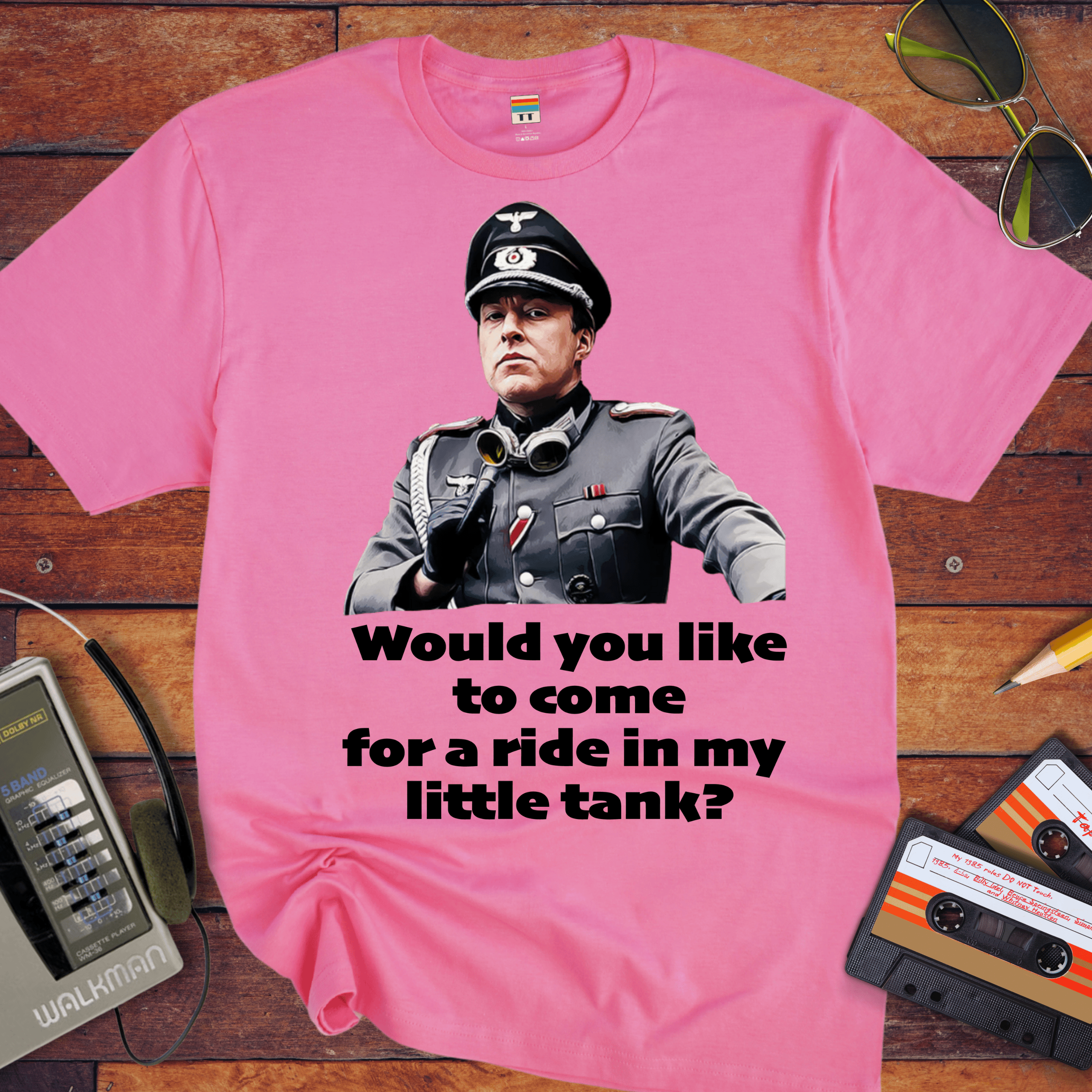 'Would you like to come for a ride' Funny T-Shirt