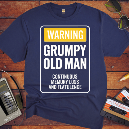 'Grumpy Old Man Continues Memory Loss' Funny T-Shirt