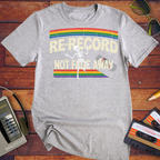 'Re-Record, Not Fade Away' Cassette Tape T-Shirt