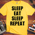 'Eat Sleep Eat Sleep Repeat' T-Shirt