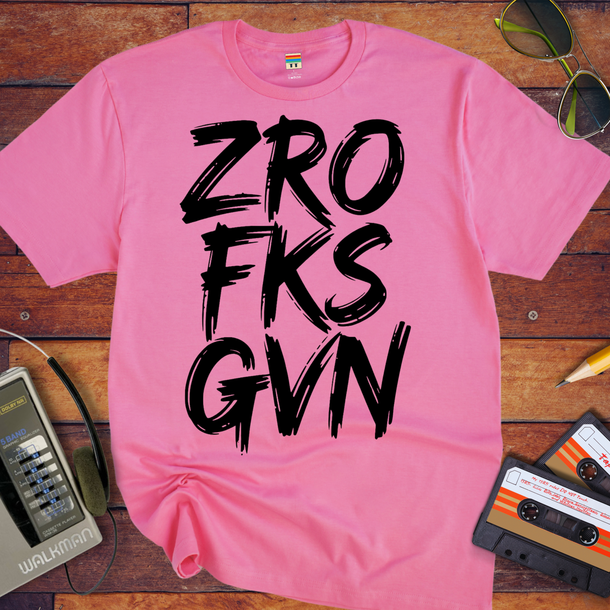 'ZRO FKS GVN' T-Shirt