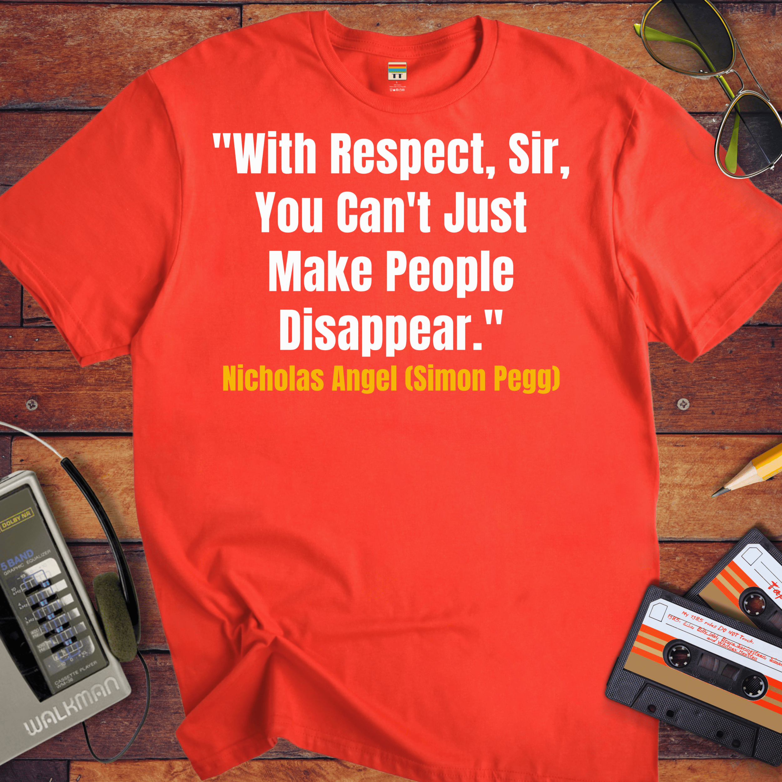 'With Respect, Sir' T-Shirt