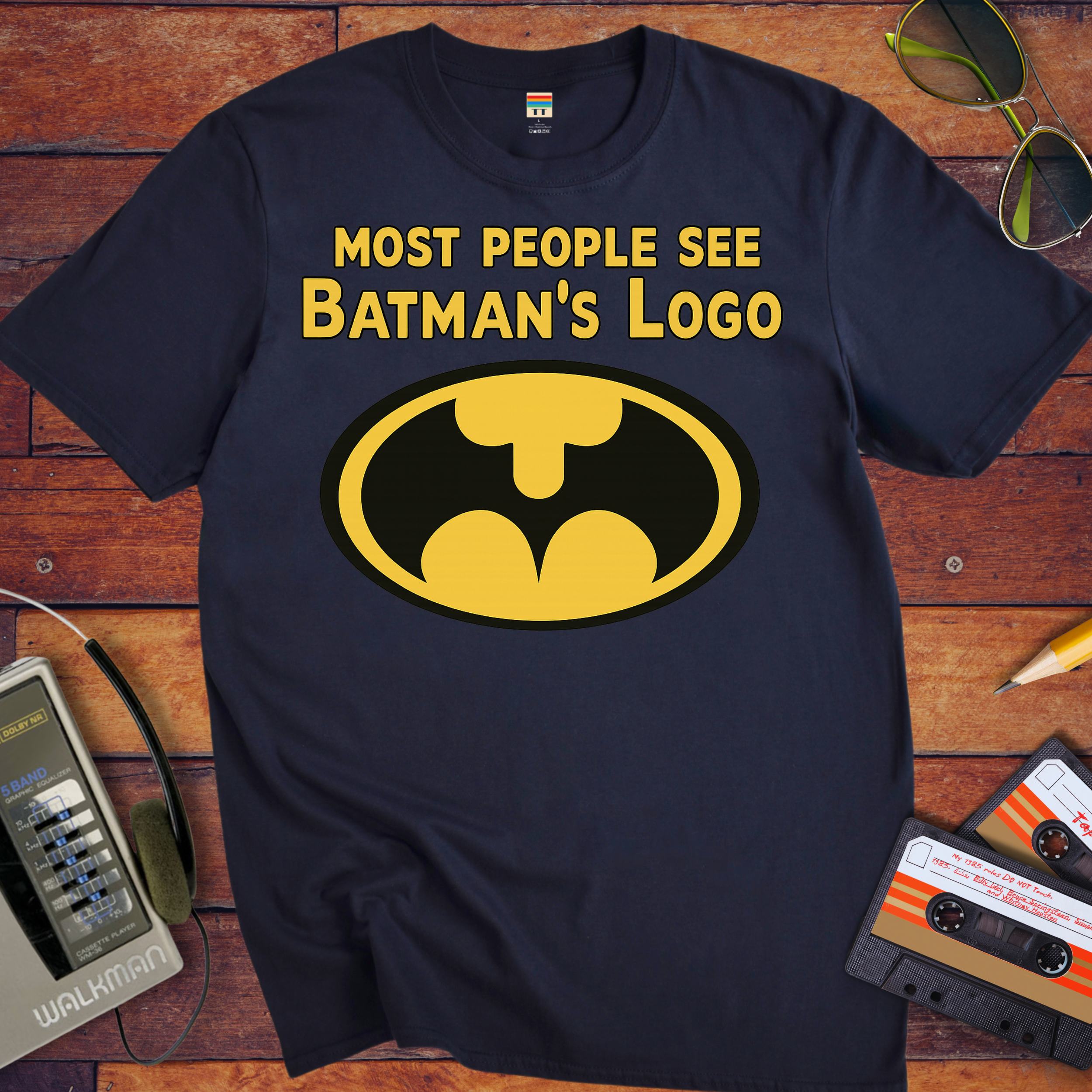 'Batman Logo 'Funny T-Shirt