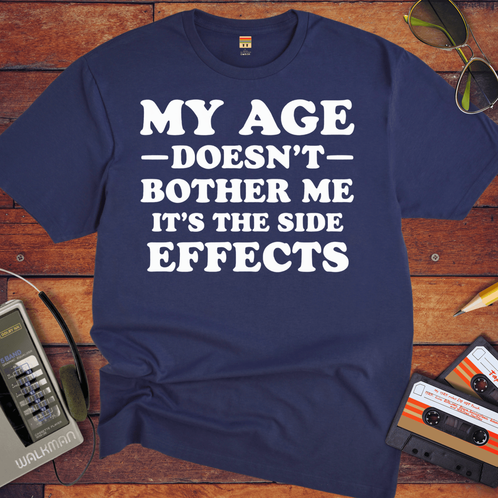 'My Age Doesn't Bother Me'  Funny T-Shirt
