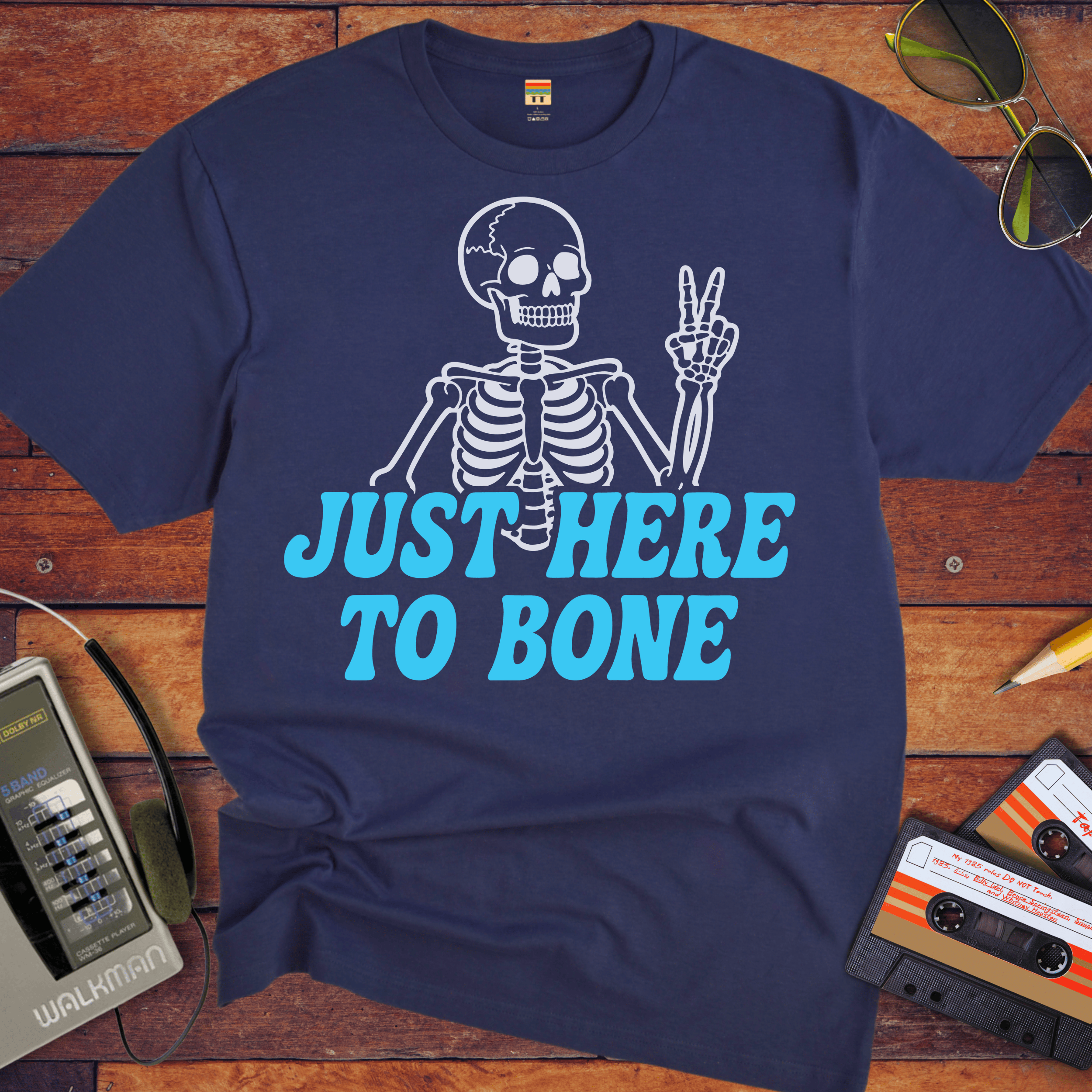'Just Here To Bone' Funny T-Shirt