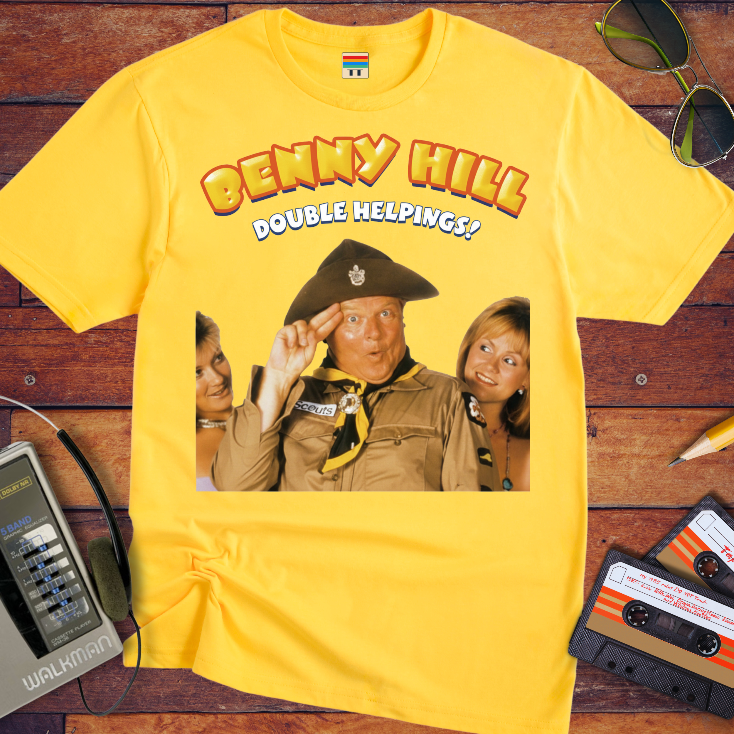 Benny Hill T-Shirt | Classic British Comedy Tee