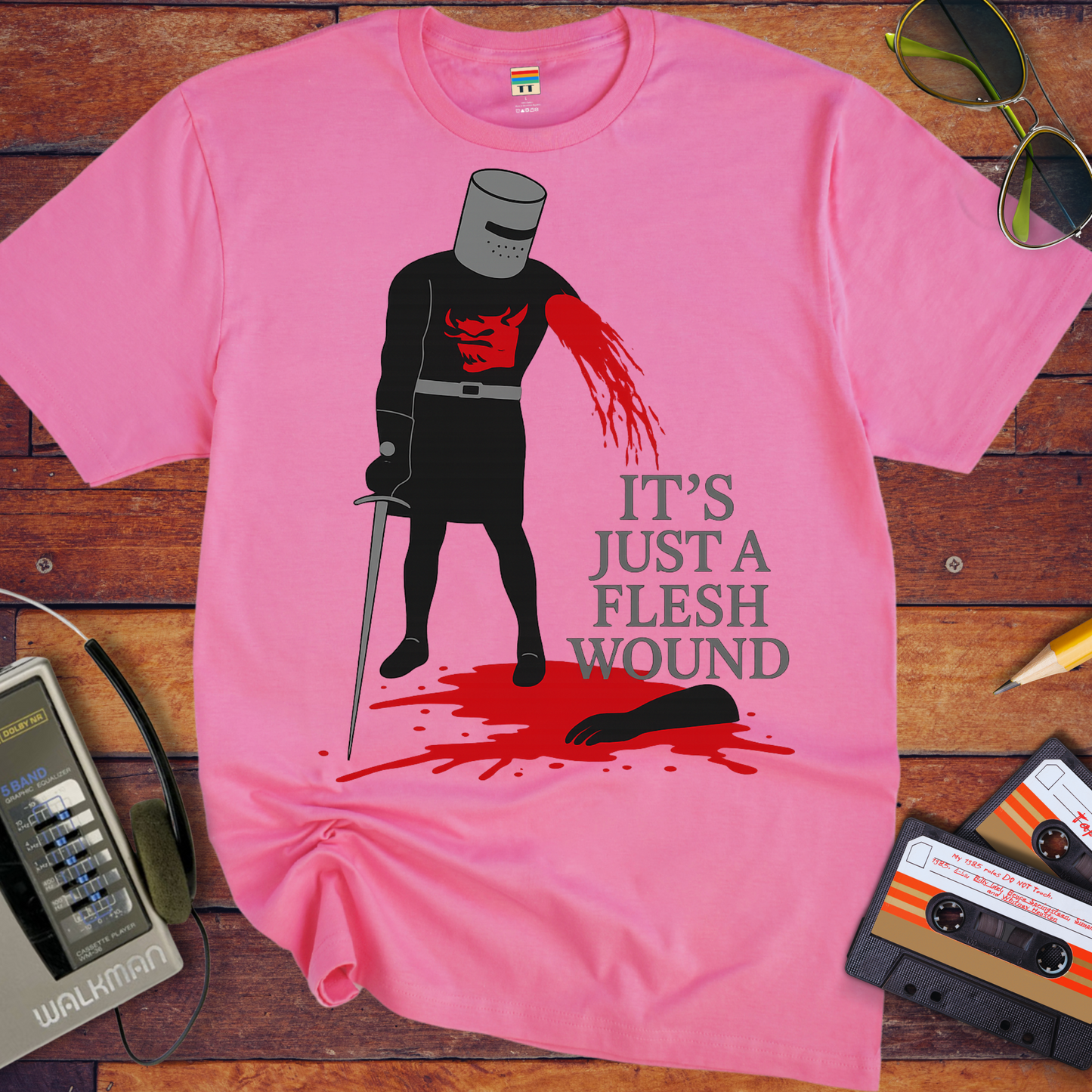 'It's just a flesh wound' Funny T-Shirt