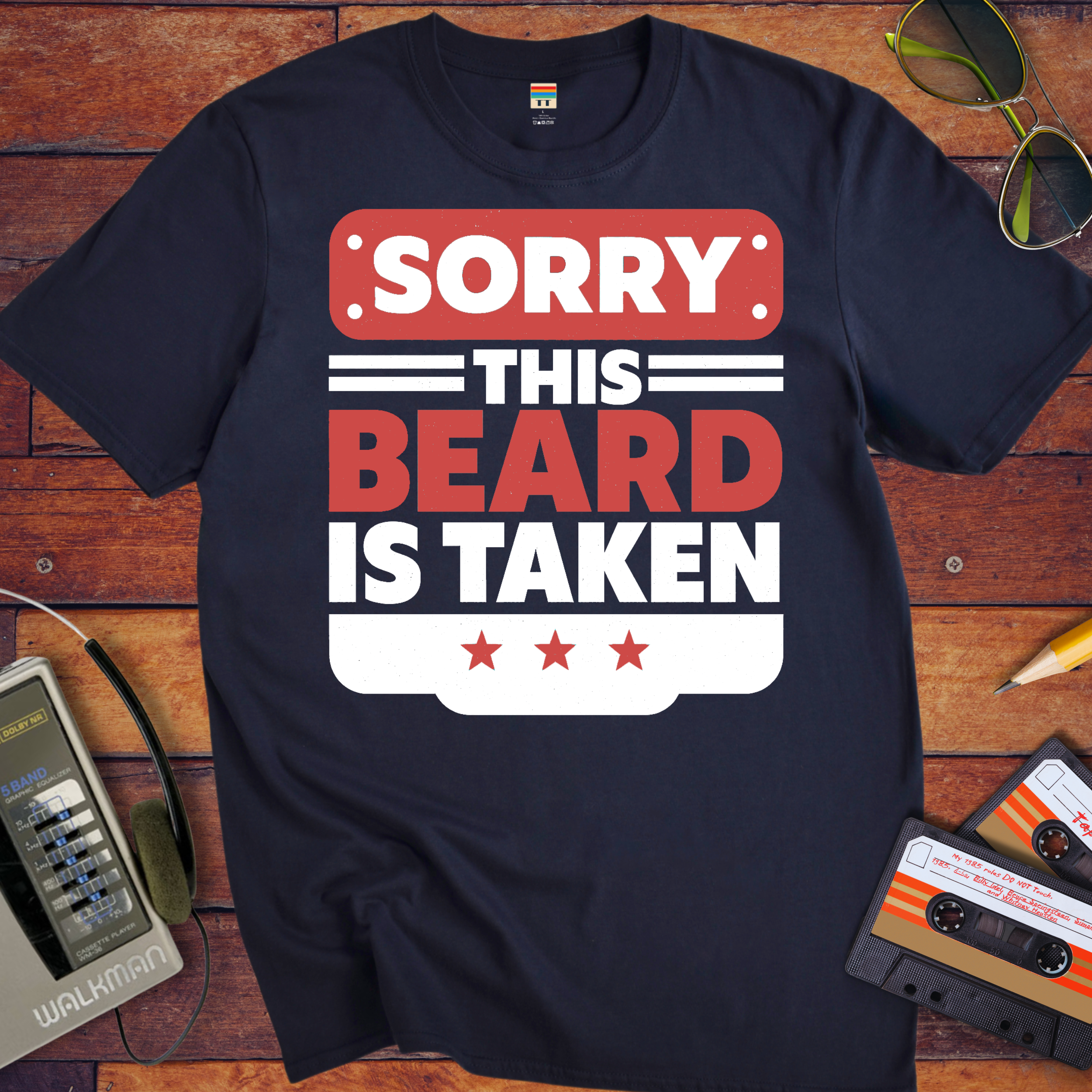 'The beard is taken' Funny T-Shirt