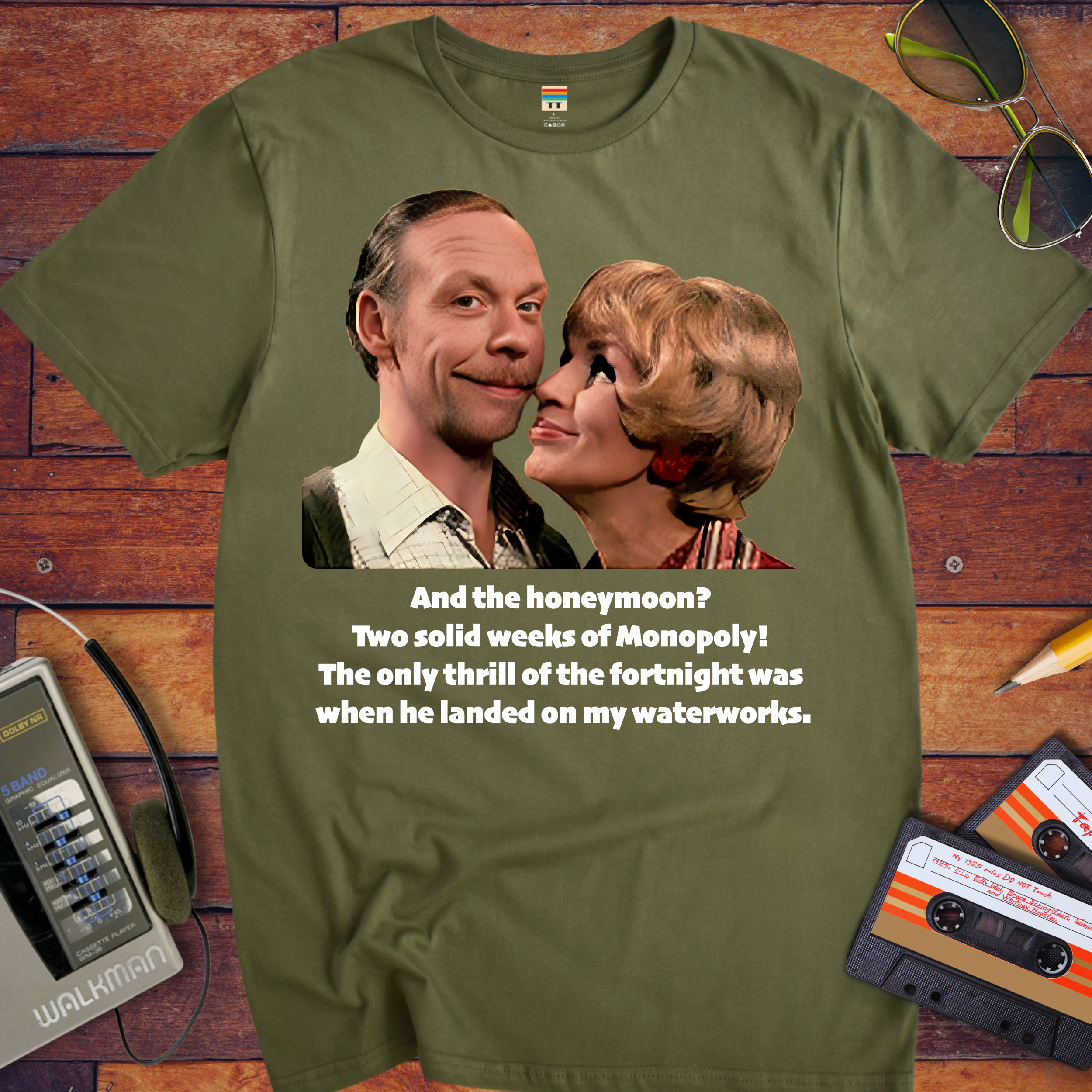 'And the honeymoon? ' Funny T-Shirt