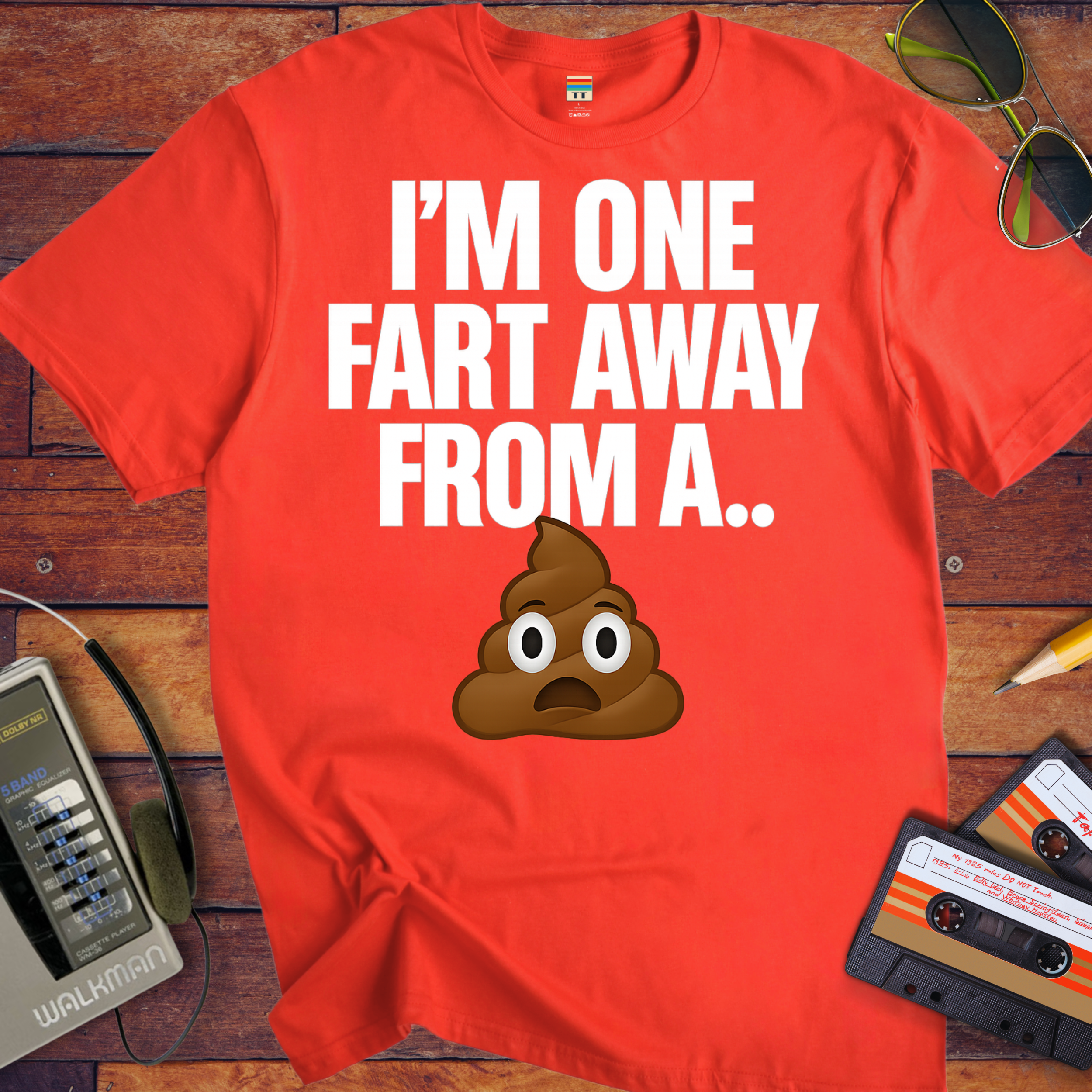 'I'm only one fart' Funny T-Shirt