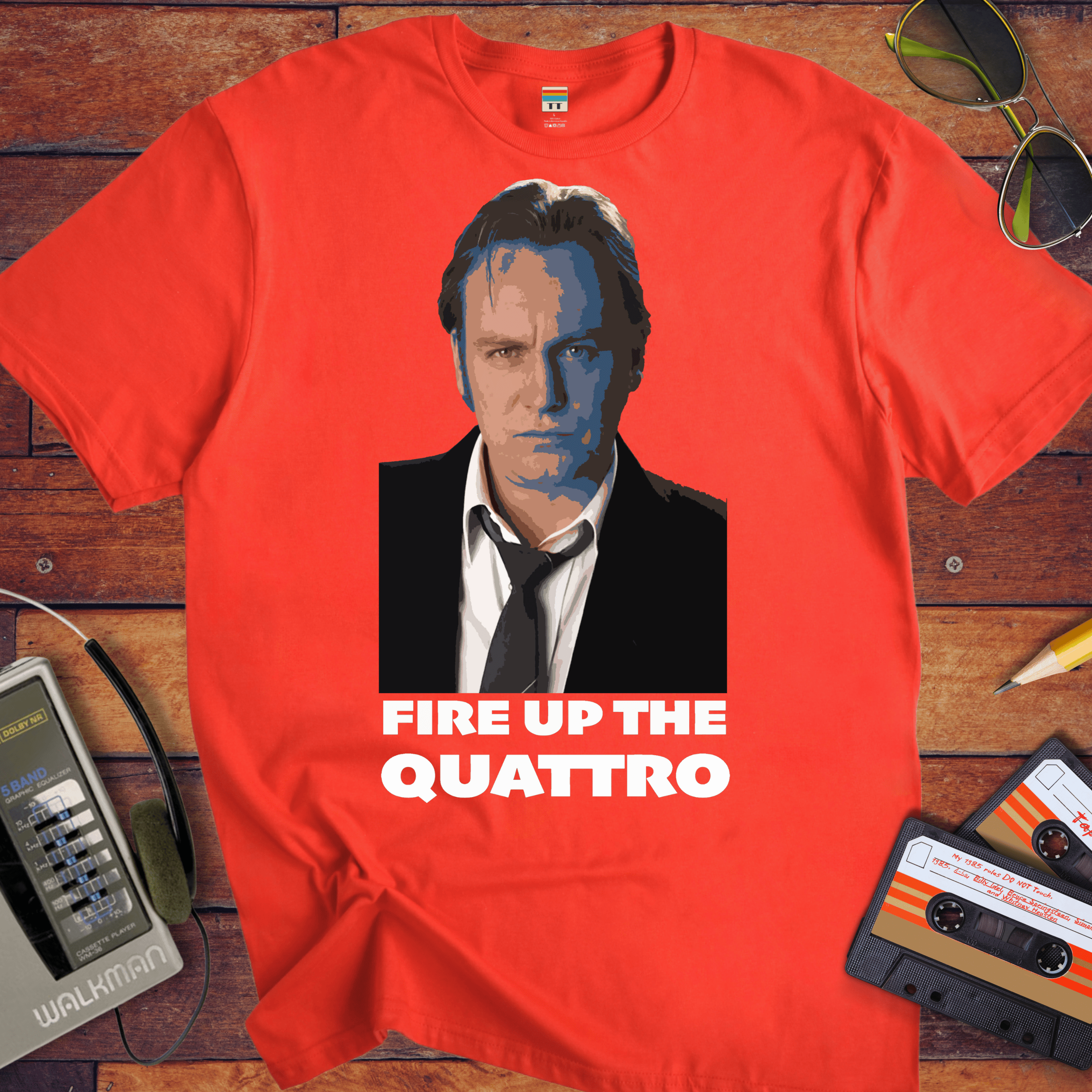 'FIRE UP THE QUATTRO' T-Shirt