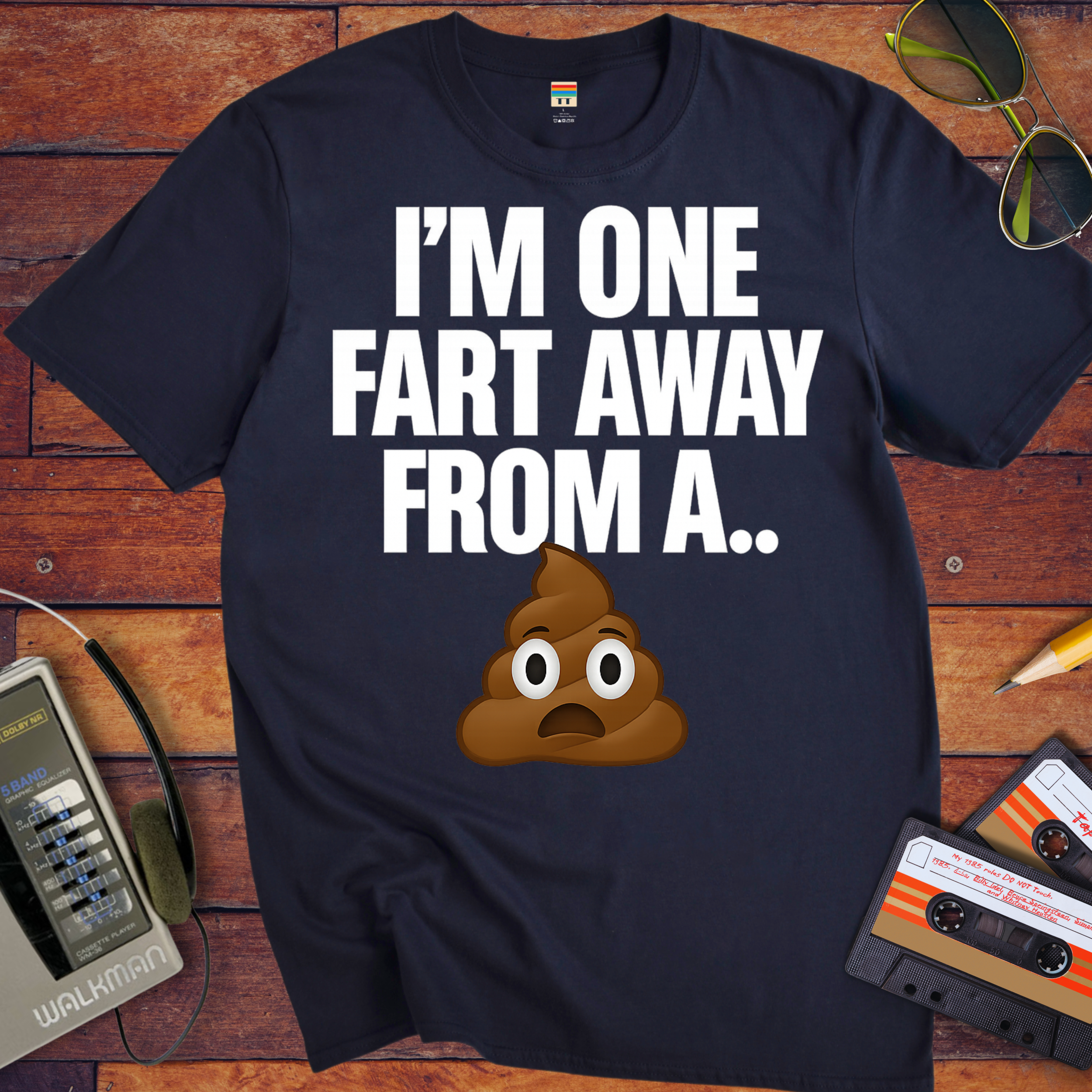 'I'm only one fart' Funny T-Shirt