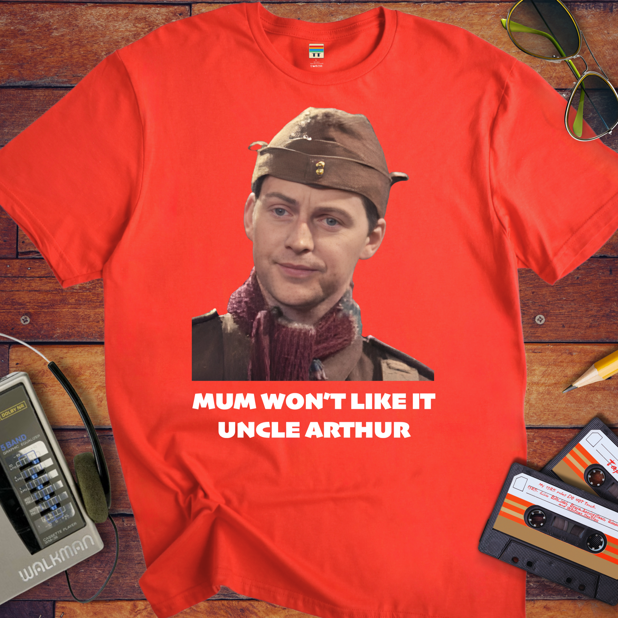 'Mum won't like it, Uncle Arthur'  Funny T-Shirt