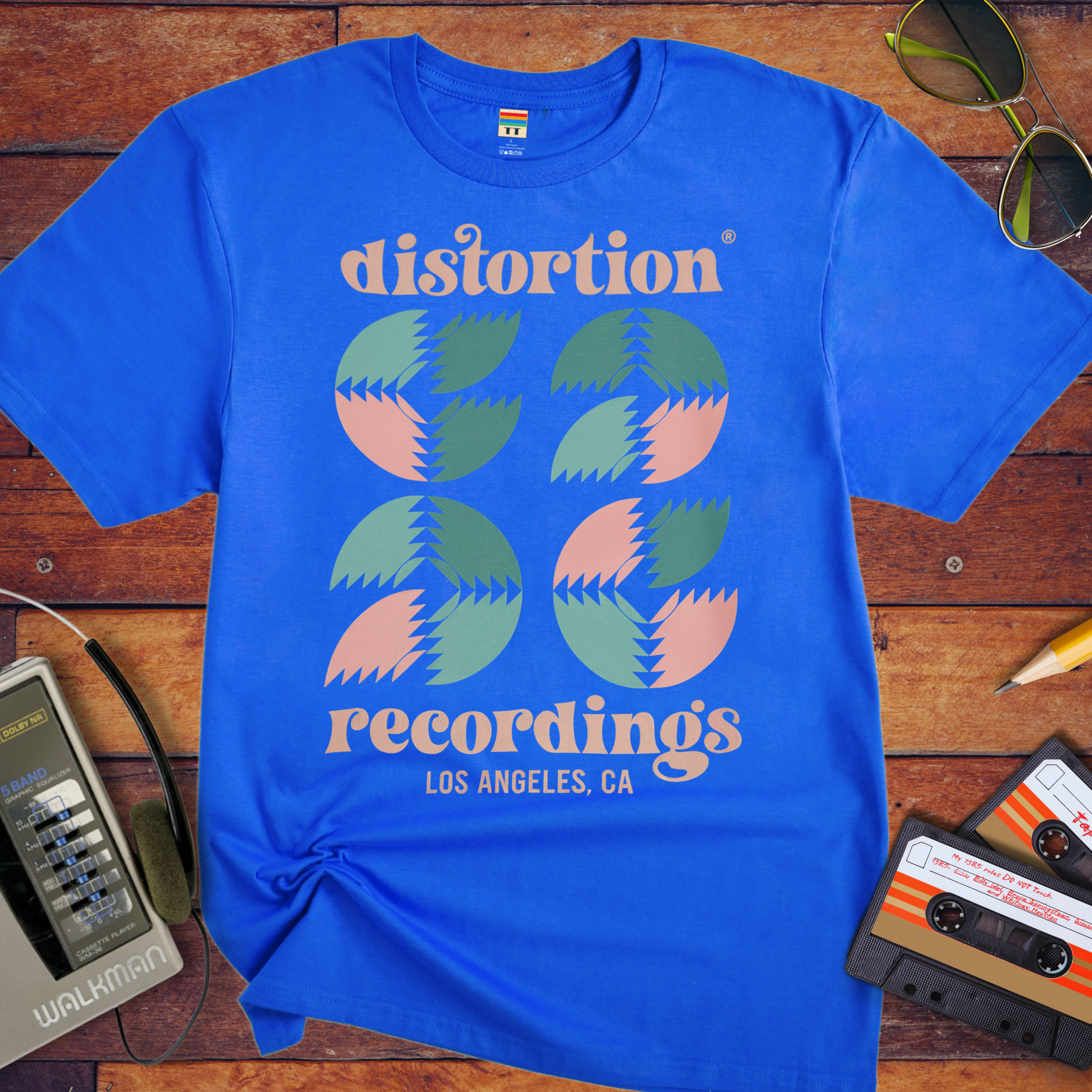 'Distortion recordings' T-Shirt