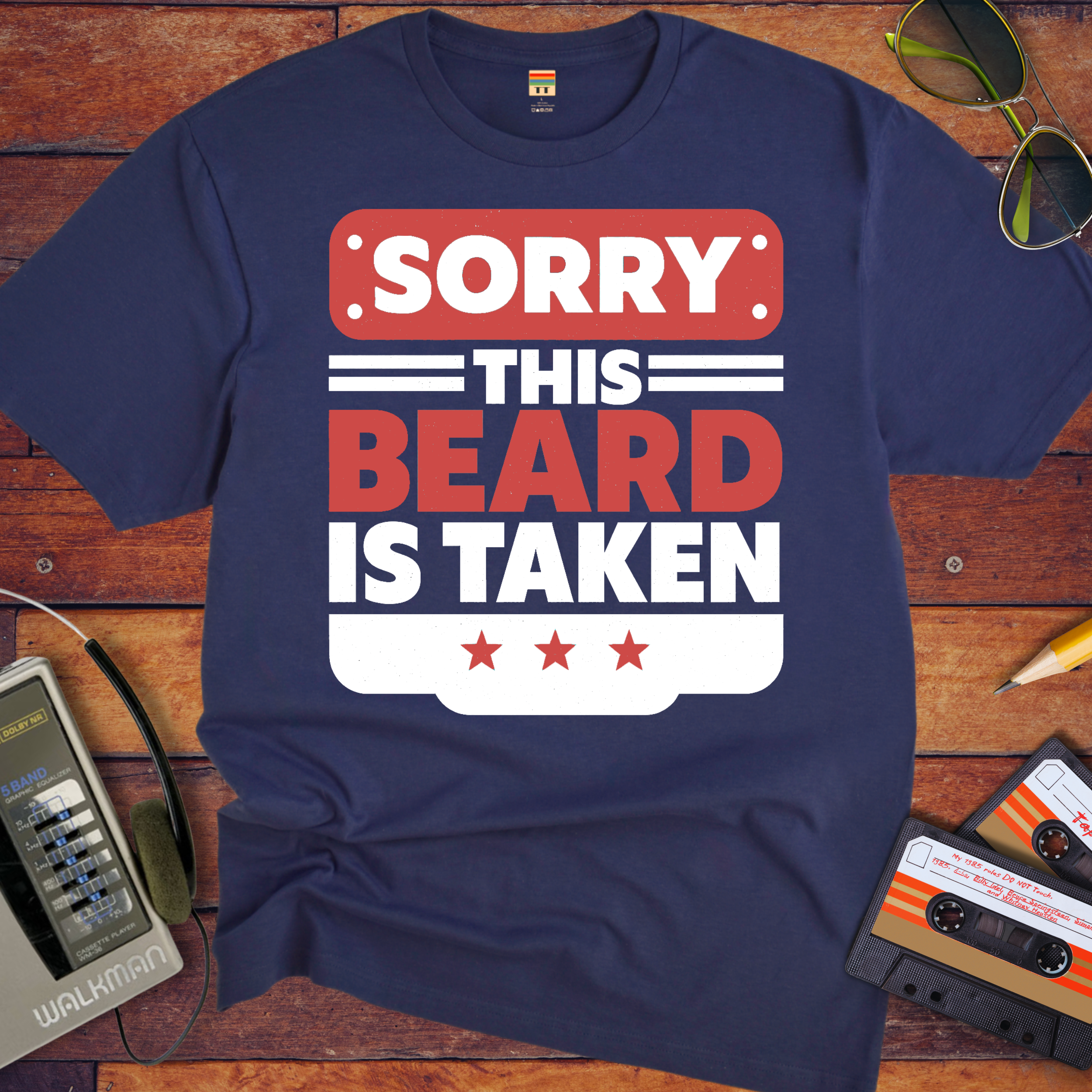 'The beard is taken' Funny T-Shirt