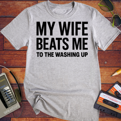 'My Wife Beats Me' T-Shirt