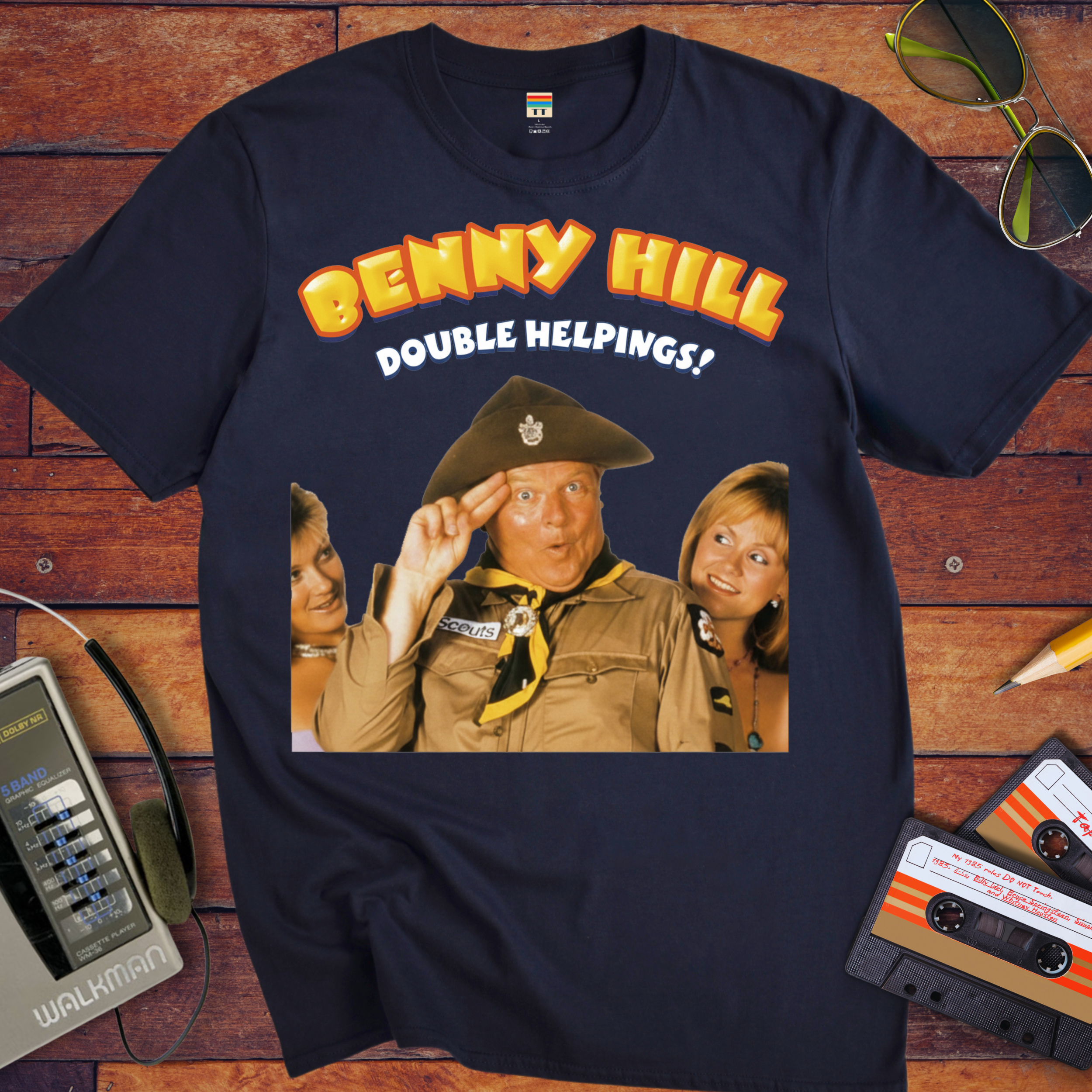 Benny Hill T-Shirt | Classic British Comedy Tee