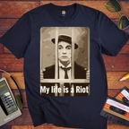 Life's a Riot T-Shirt | Buster Keaton Inspired Tee