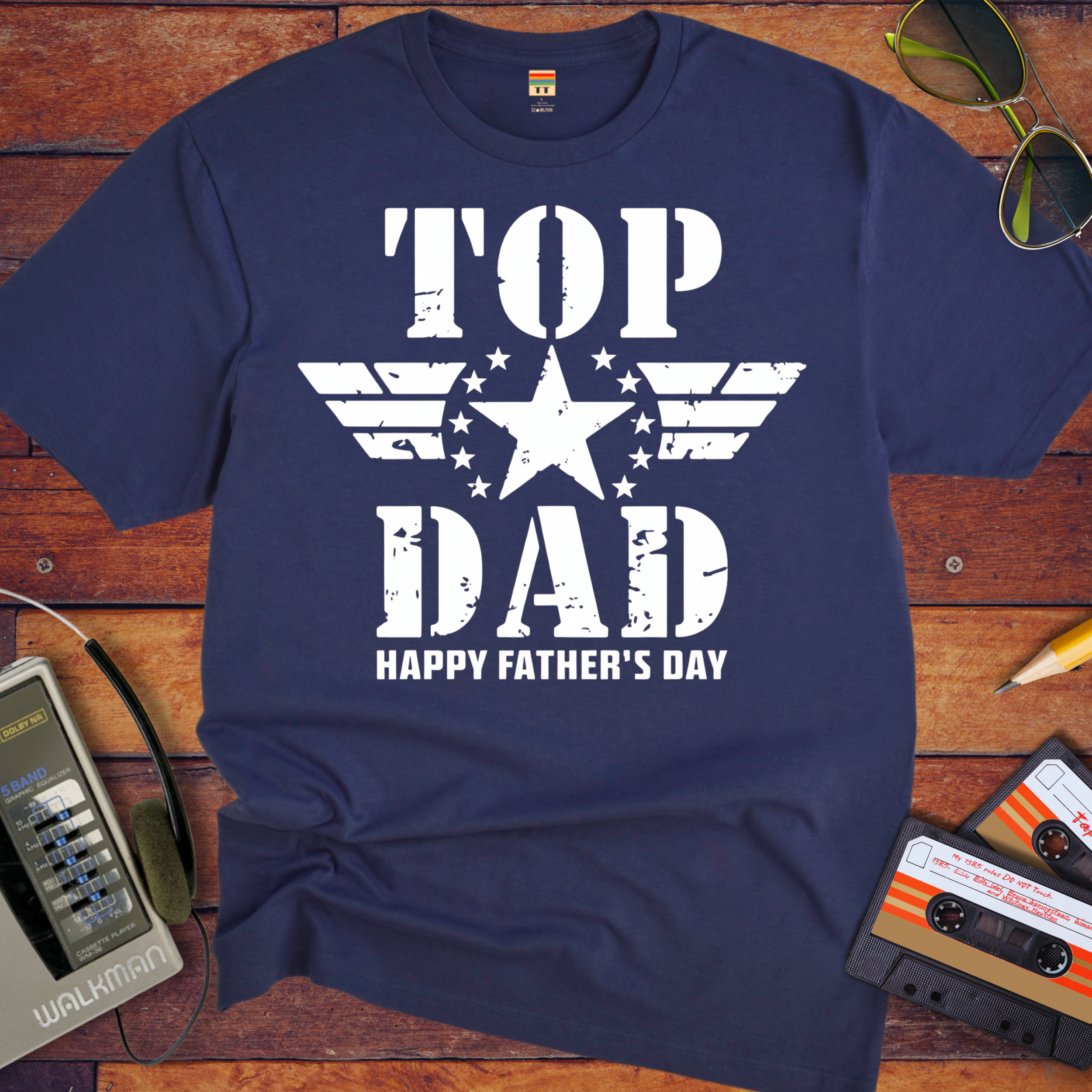 'Top Dad' Funny T-Shirt