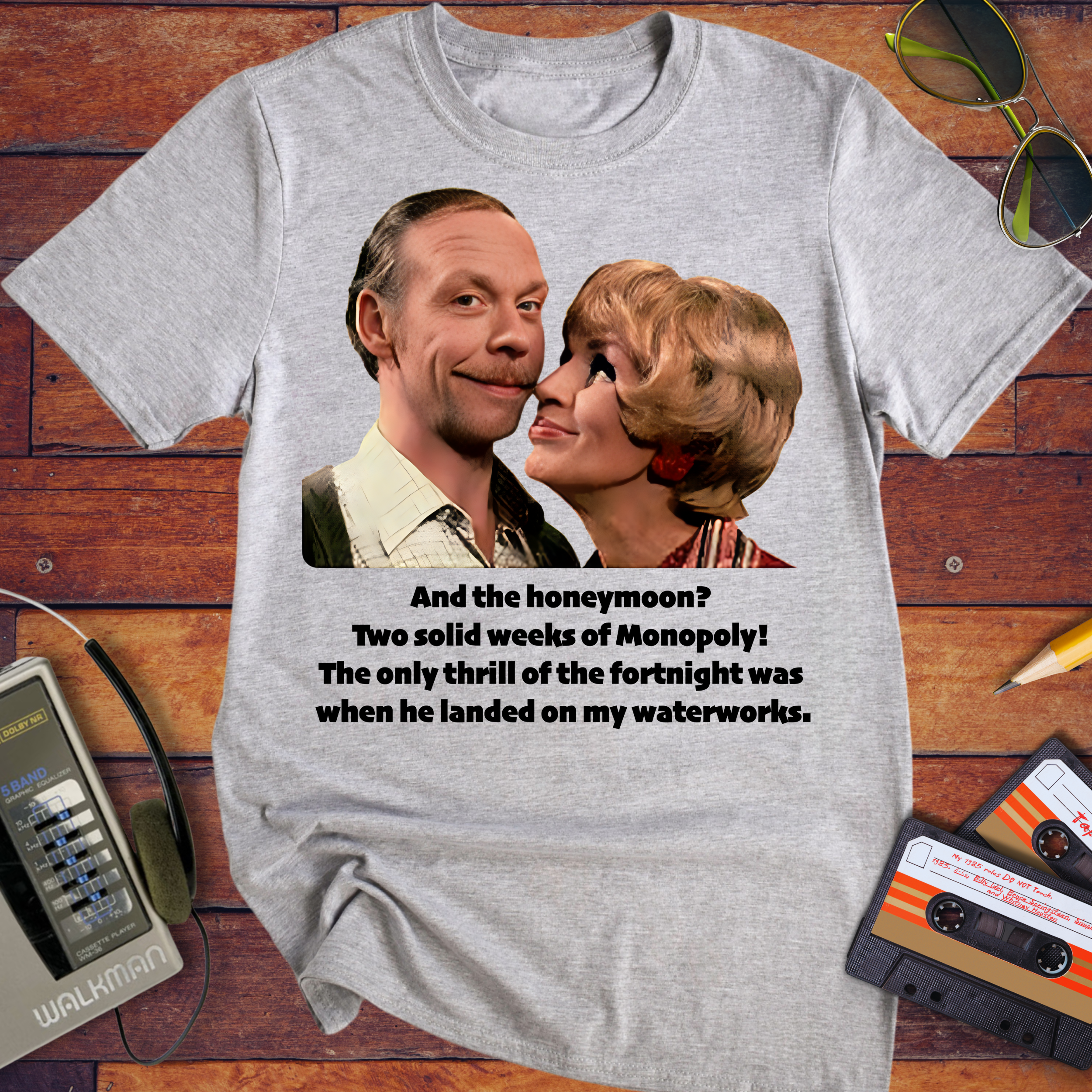 'And the honeymoon? ' Funny T-Shirt