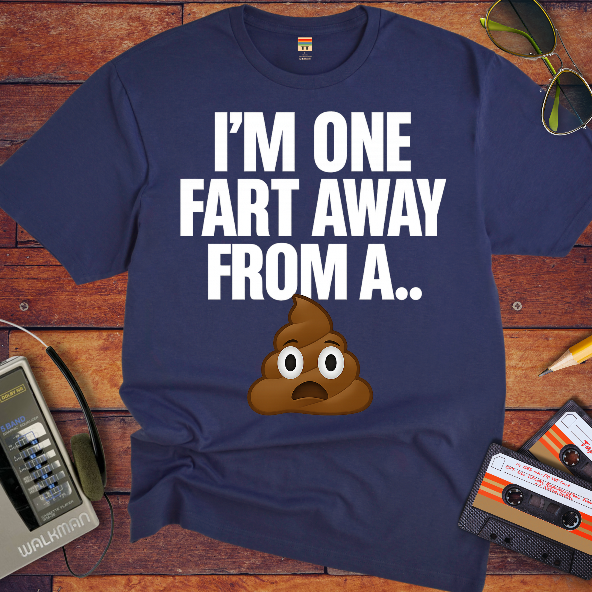 'I'm only one fart' Funny T-Shirt
