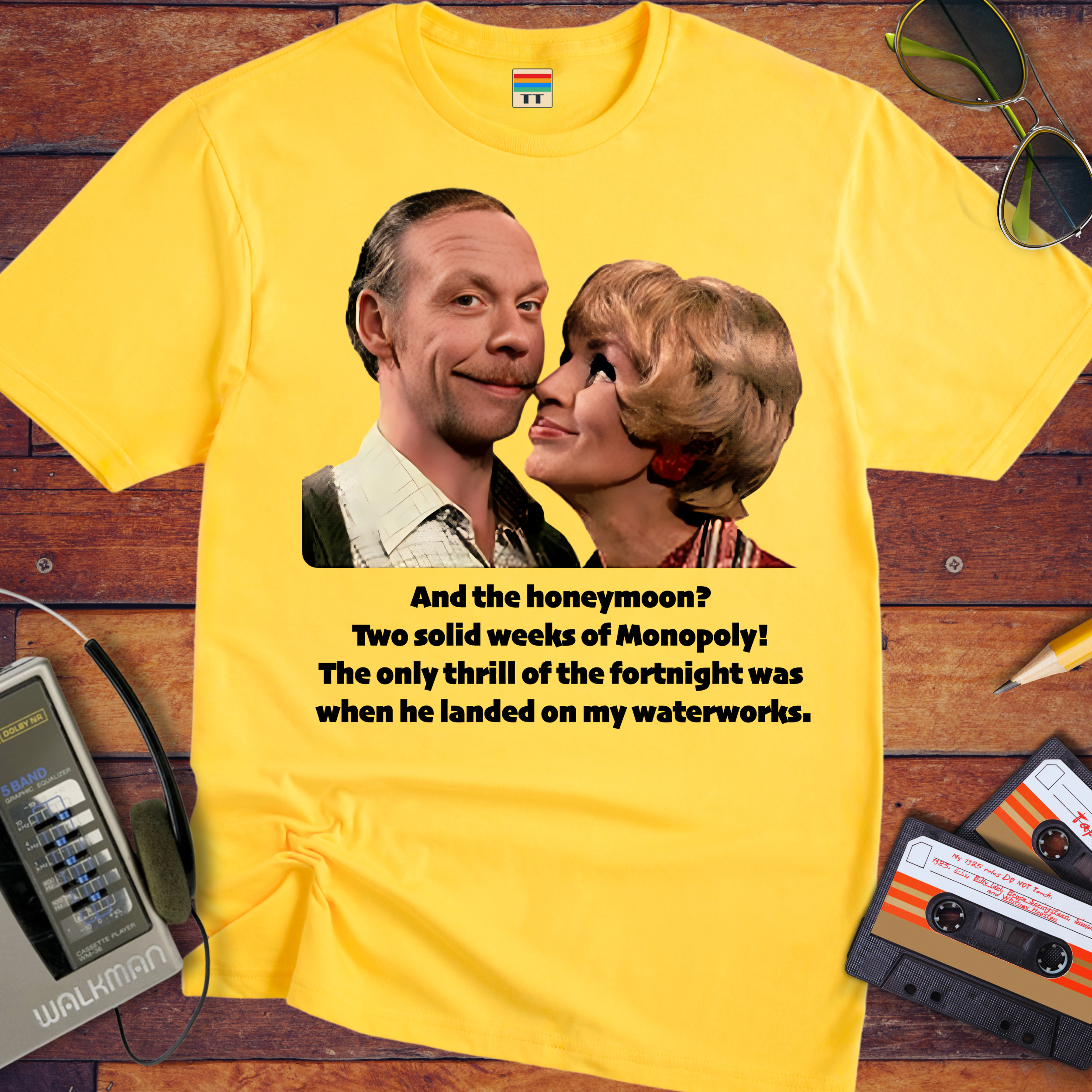 'And the honeymoon? ' Funny T-Shirt