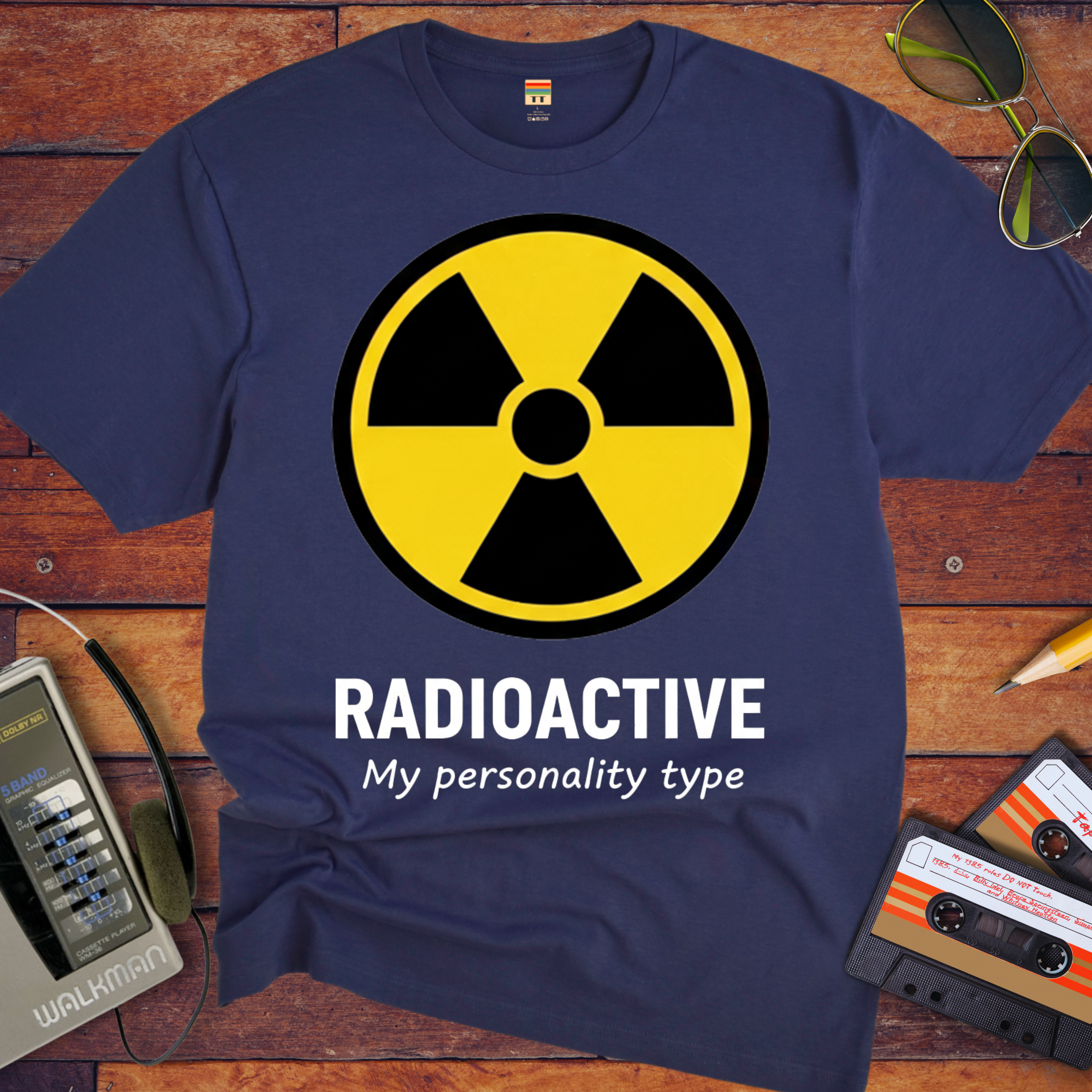 Radioactive Personality T-Shirt | Funny Novelty Tee