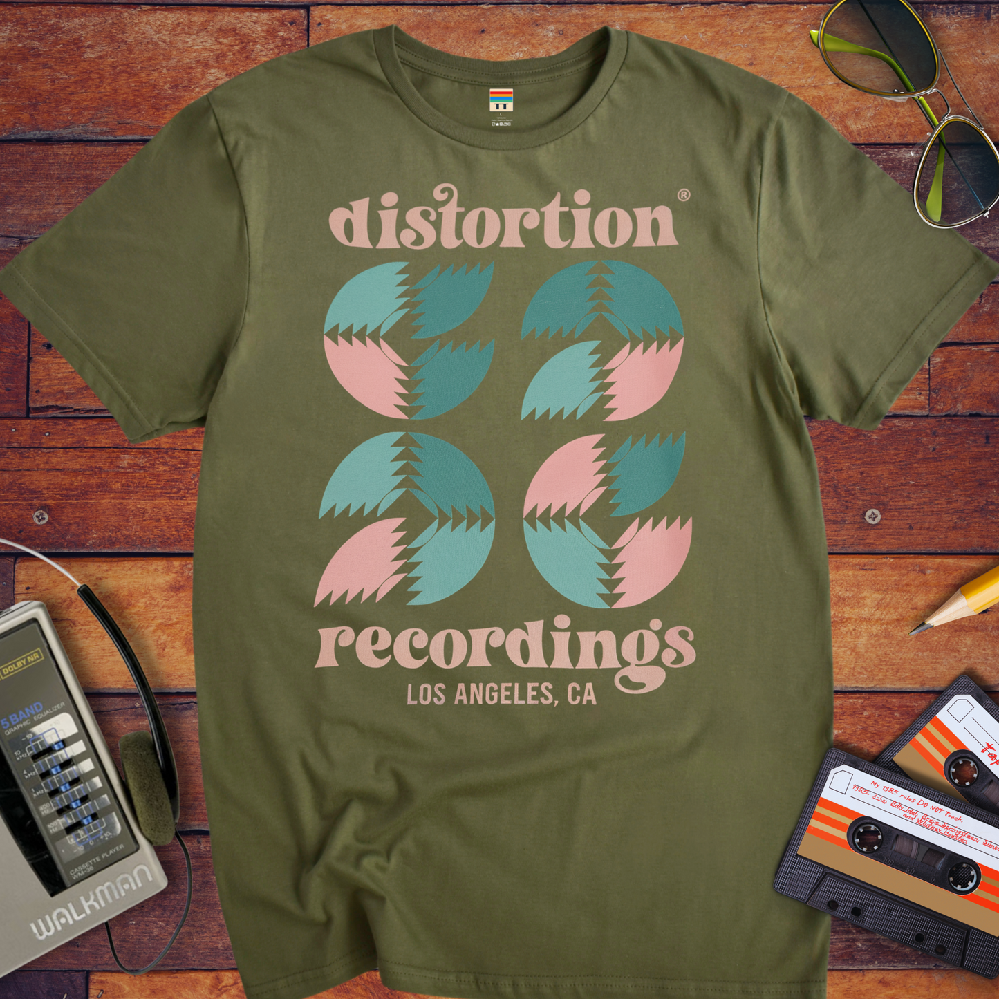 'Distortion recordings' T-Shirt