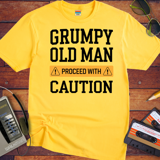 'Grumpy old Man Caution' T-Shirt