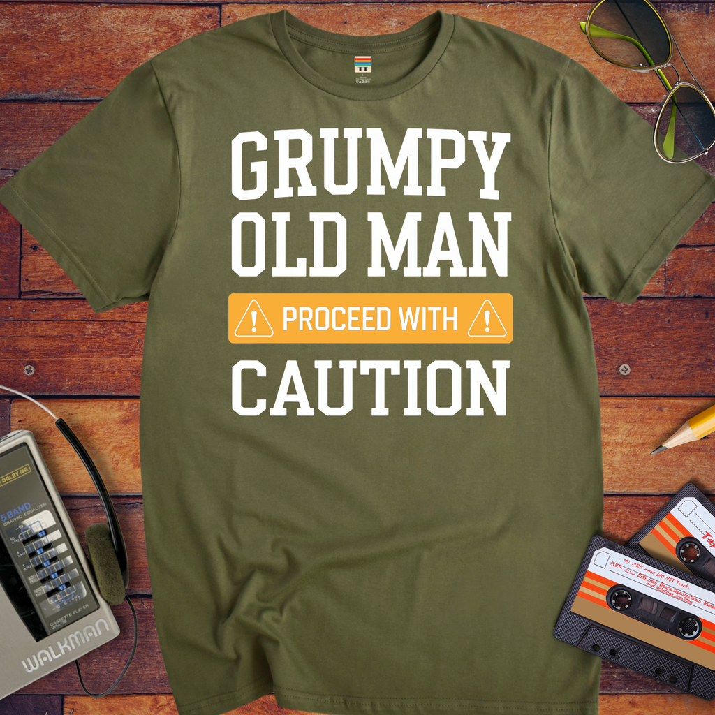 'Grumpy old Man Caution' T-Shirt