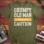 'Grumpy old Man Caution' T-Shirt