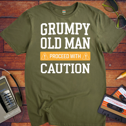'Grumpy old Man Caution' T-Shirt