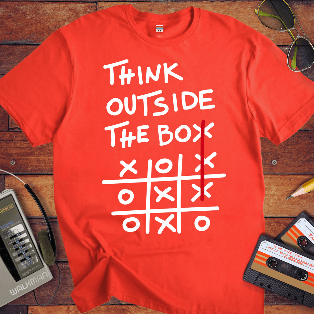 'Think outside the box V2' Funny T-Shirt