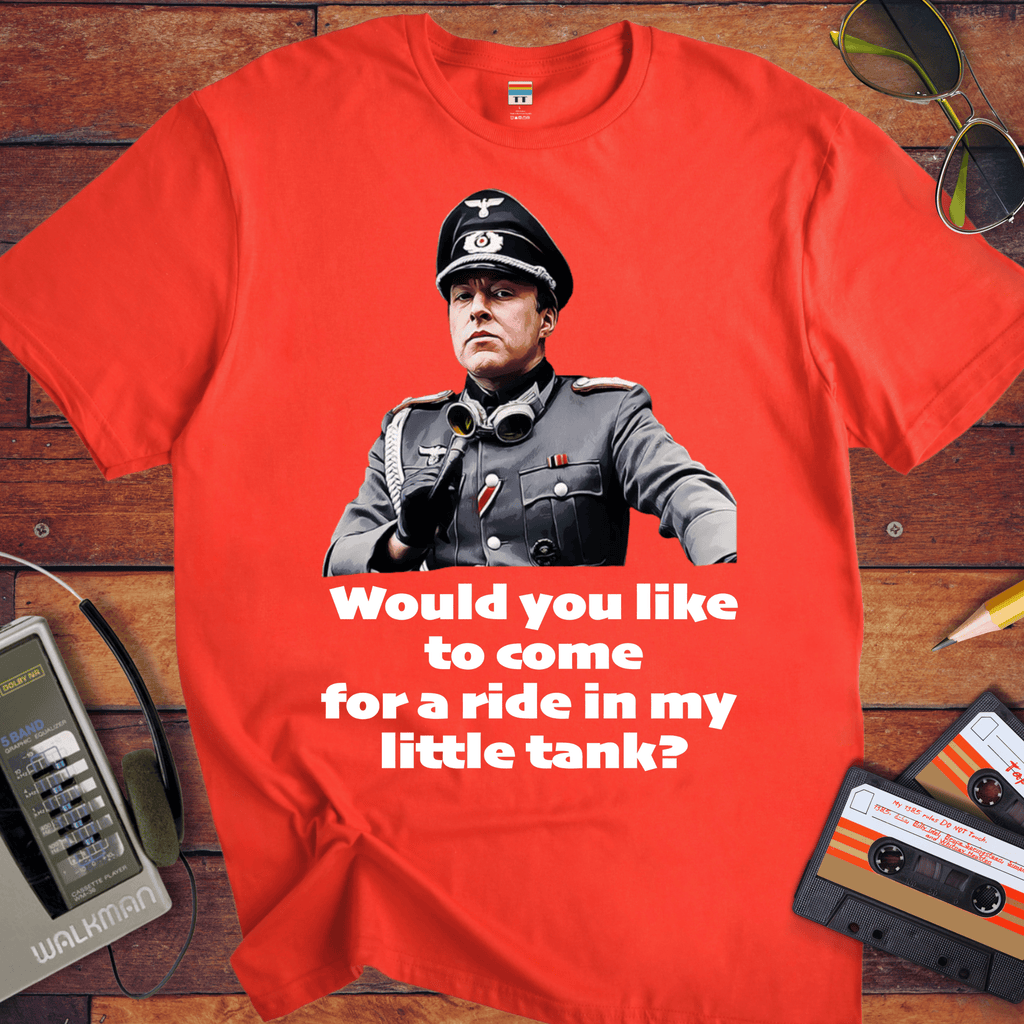 'Would you like to come for a ride' Funny T-Shirt