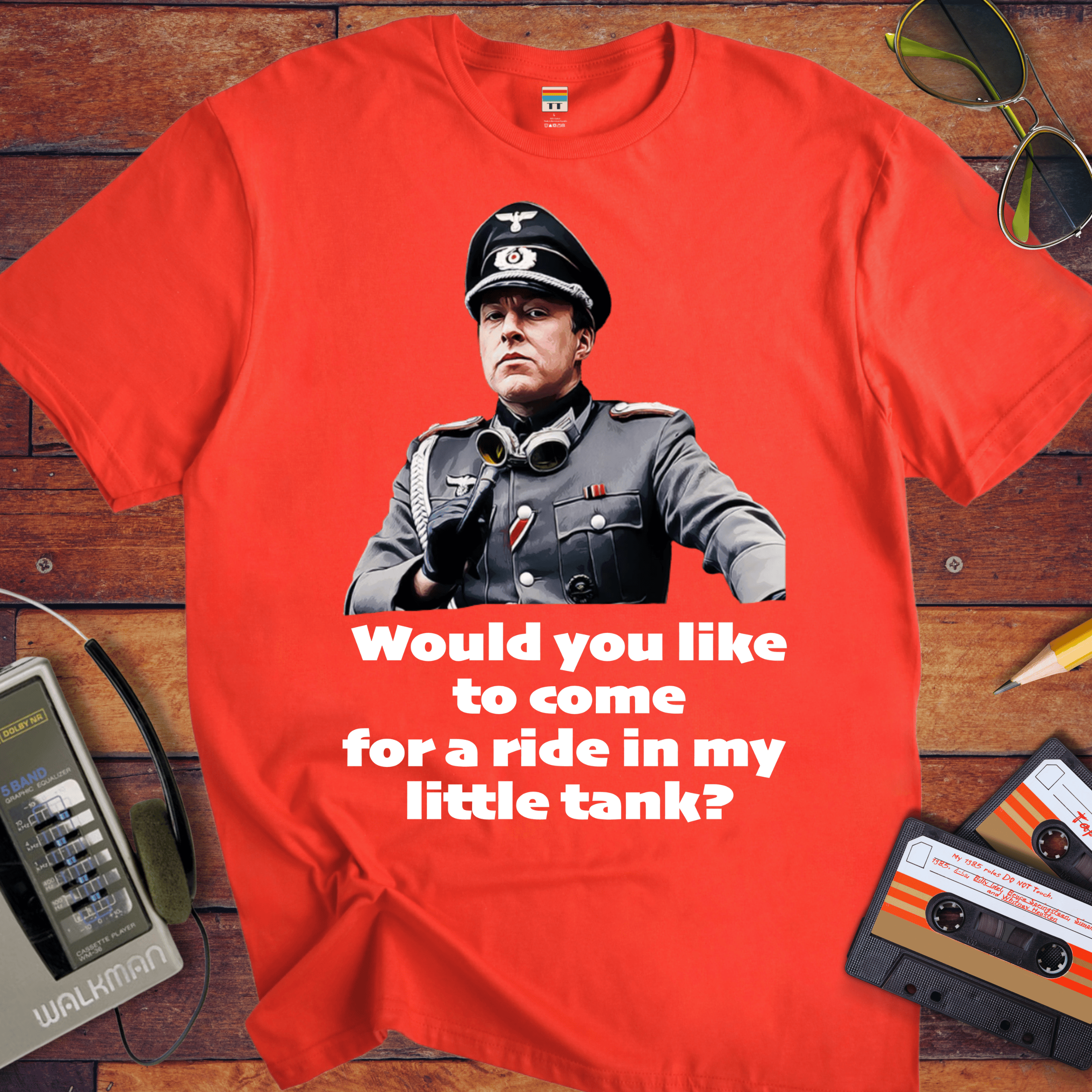 'Would you like to come for a ride' Funny T-Shirt