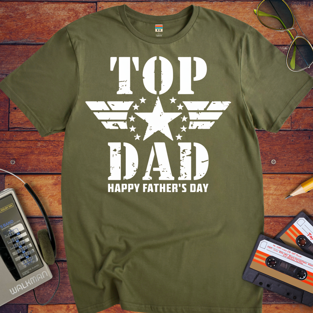 'Top Dad' Funny T-Shirt