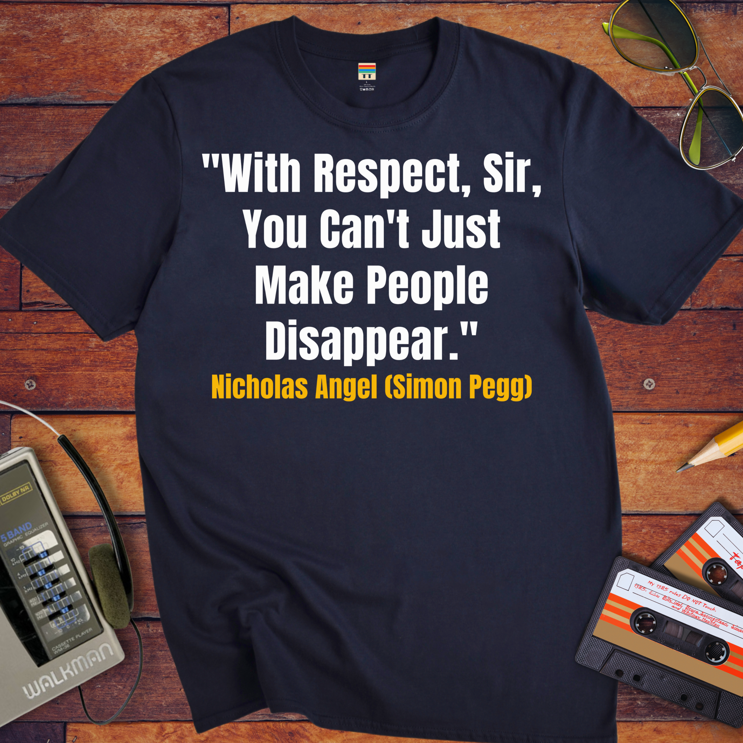 'With Respect, Sir' T-Shirt