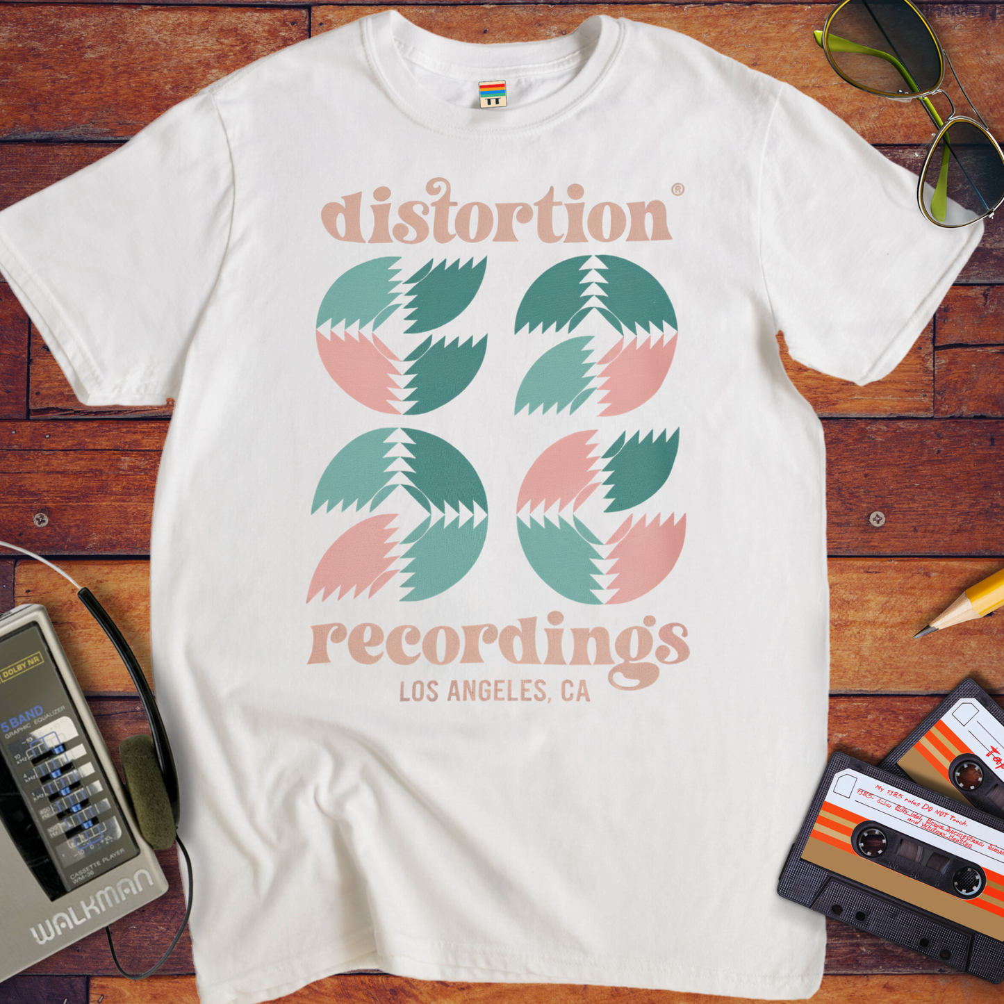 'Distortion recordings' T-Shirt
