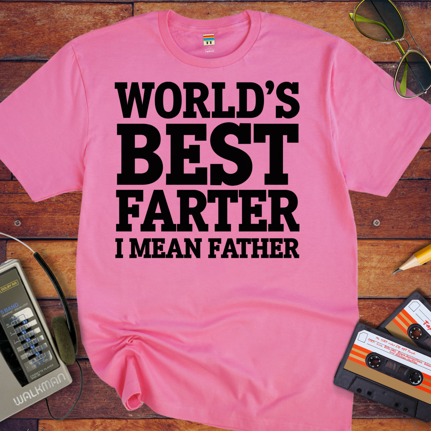 'Happy Farter's Day, I mean Father's Day' Funny T-Shirt